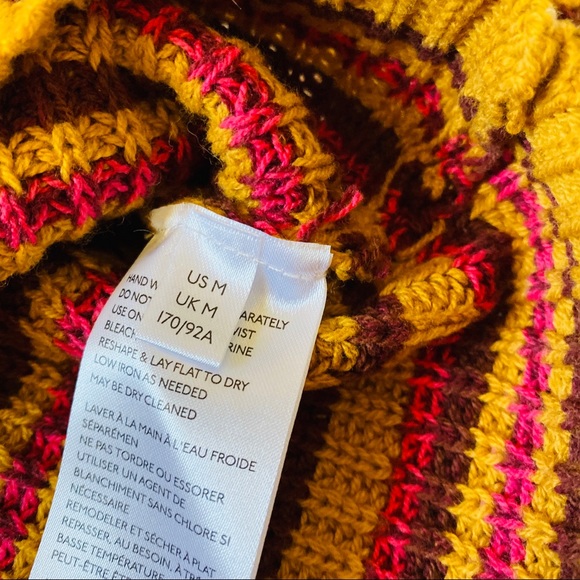 UrbanOutfitters Orange/pink stripe Knit sweater - Picture 5 of 8